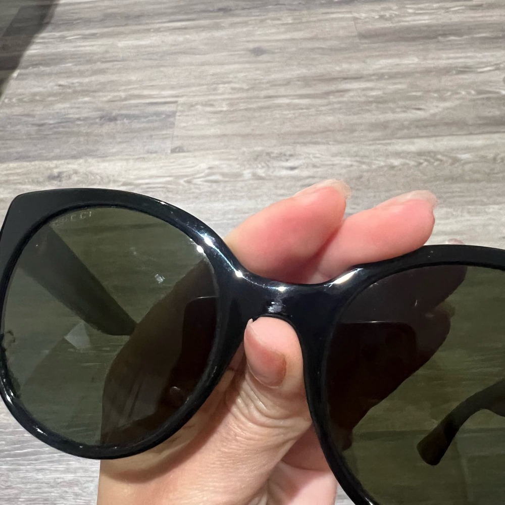Gucci GG0034SN Glitter Black Women's Sunglasses - Picture 3 of 16